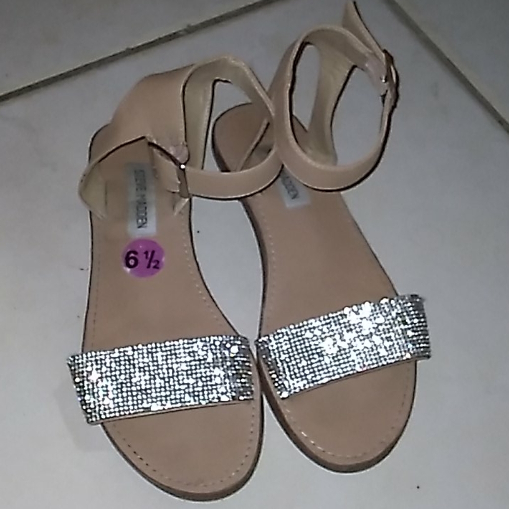 Steve Madden Rhinestone Flat Sandal